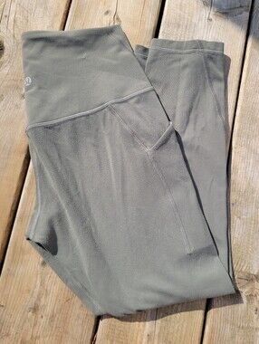 Align Grey Sage High-Rise Lululemon Leggings